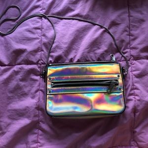 holographic milly crossbody bag